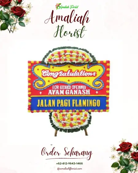 Sewa Papan Bunga Padang Merbau